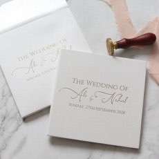 Celebration Invitation Card With Hard Cover White Wedding Invitation Customized